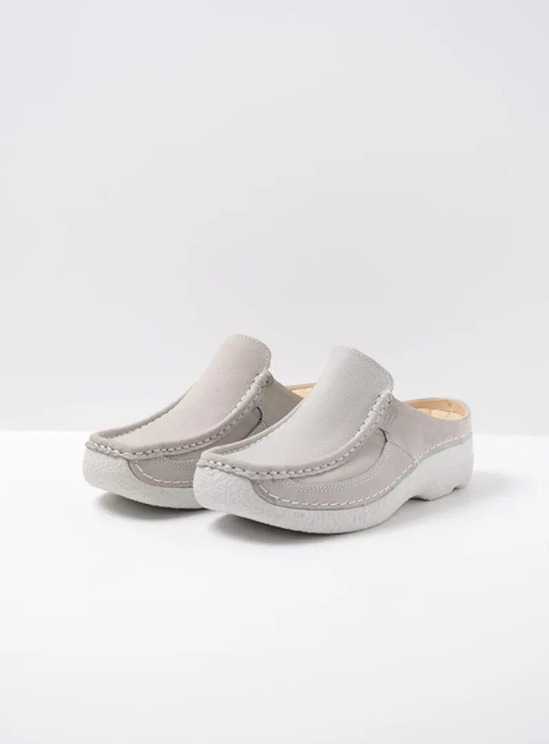 Cheap Wolky Roll Slide - lichtgrijs nubuck lichtgrijsnubuck