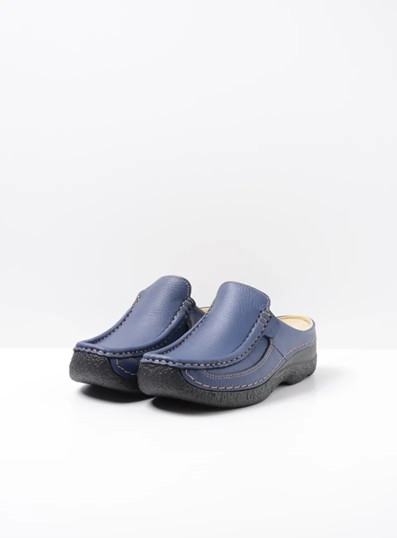Sale Wolky Roll Slide - sky-blue leer sky-blueleer