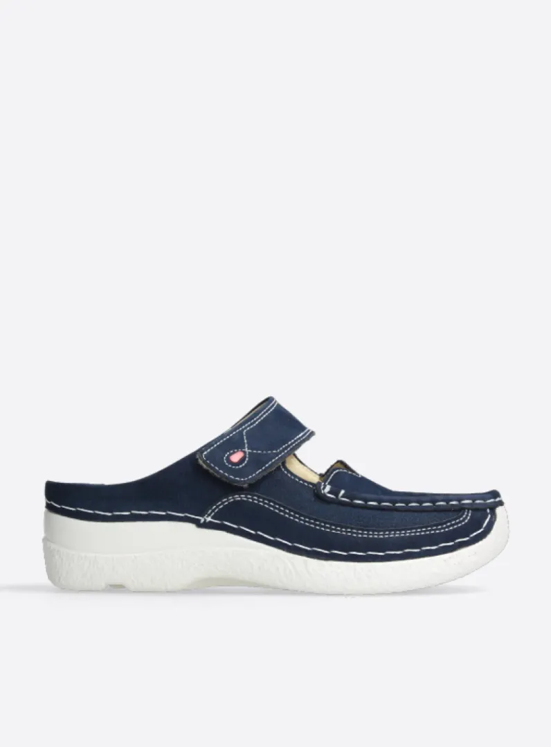 Best Wolky Roll Slipper - denim nubuck denimnubuck
