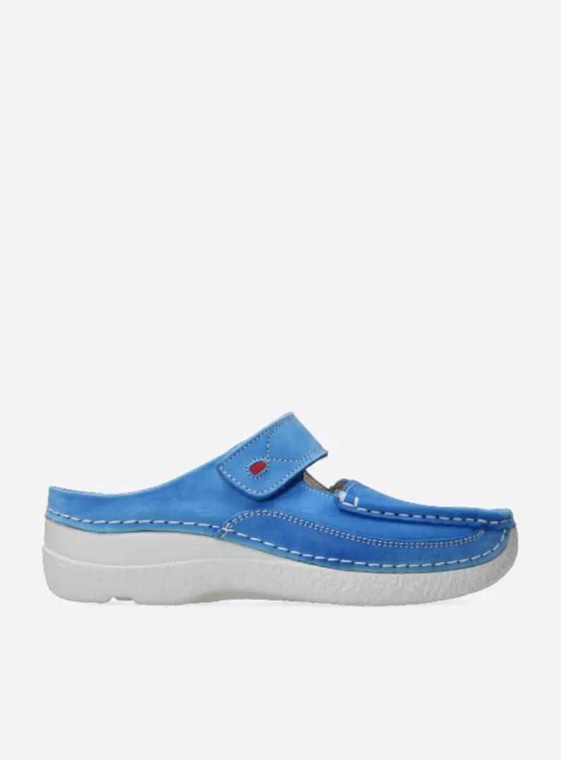 Best Wolky Roll Slipper - hemelsblauw nubuck hemelsblauwnubuck