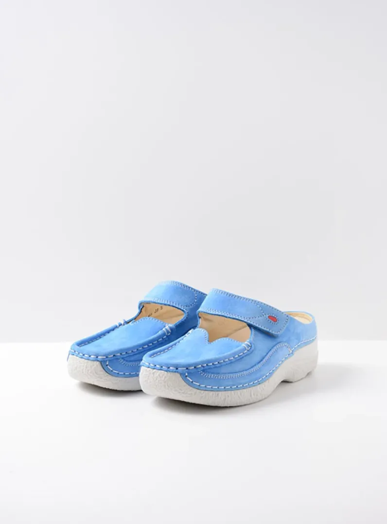 Best Wolky Roll Slipper - hemelsblauw nubuck hemelsblauwnubuck