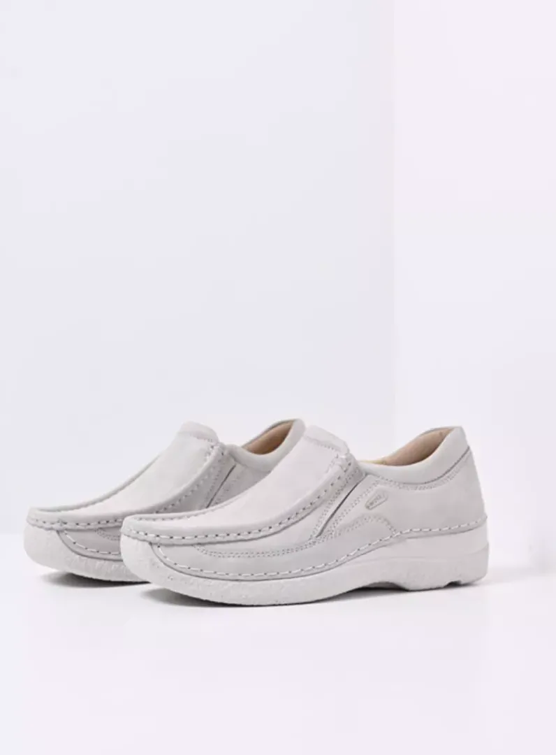 Shop Wolky Roll Sneaker - gebroken wit effectleer gebrokenwiteffectleer