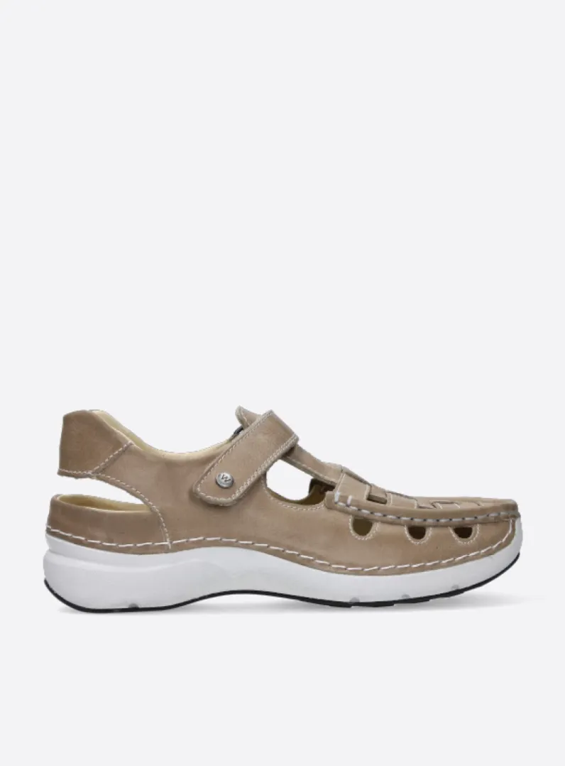 New Wolky Rolling Sun - beige leer beigeleer