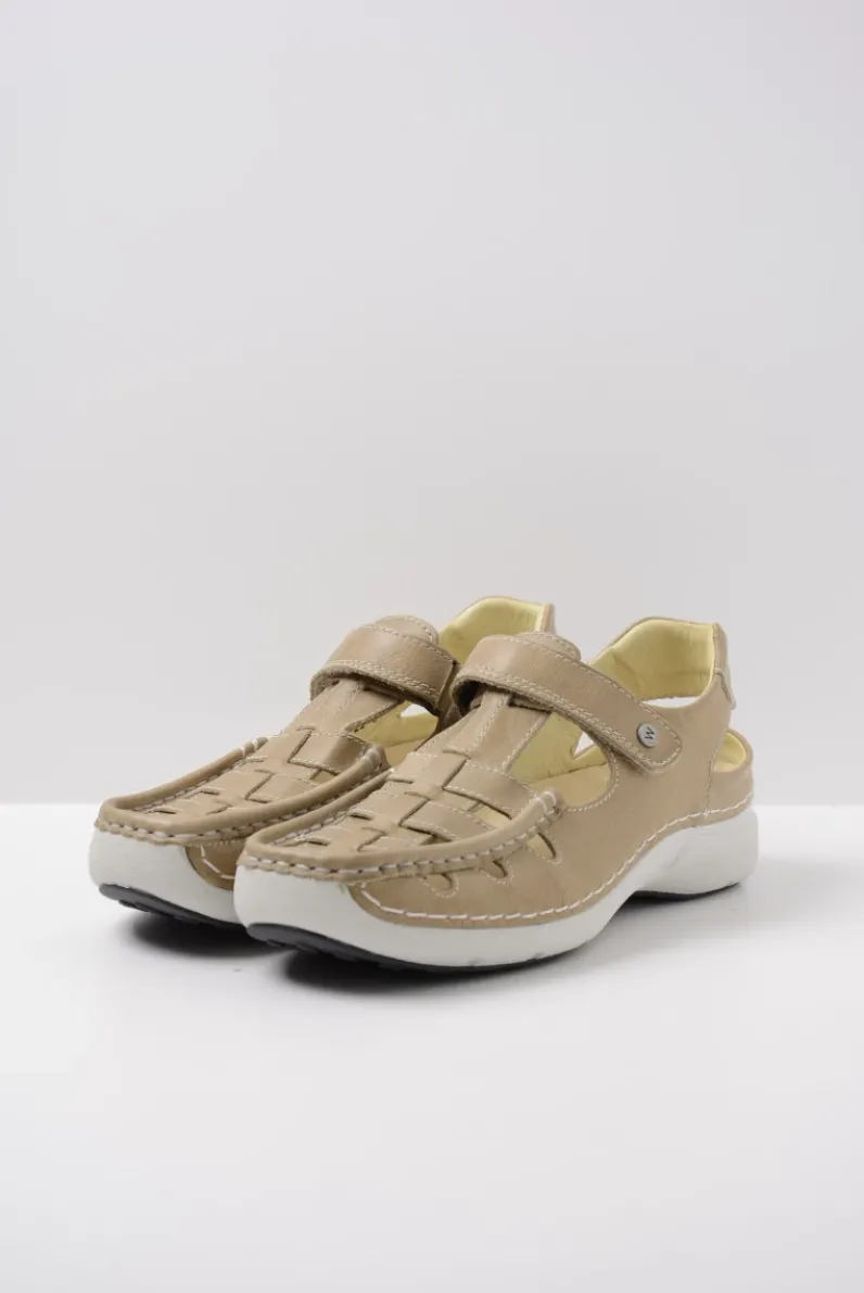 New Wolky Rolling Sun - beige leer beigeleer