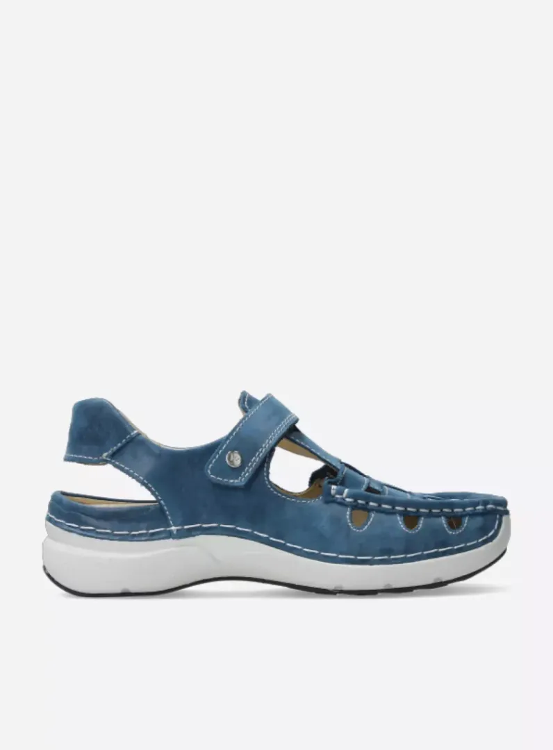 Store Wolky Rolling Sun - blauw effectleer blauweffectleer