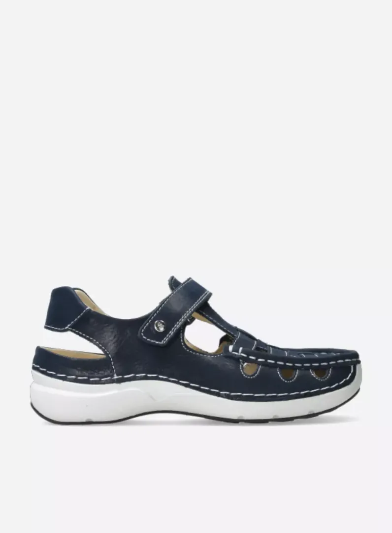 Store Wolky Rolling Sun - denim effectleer denimeffectleer