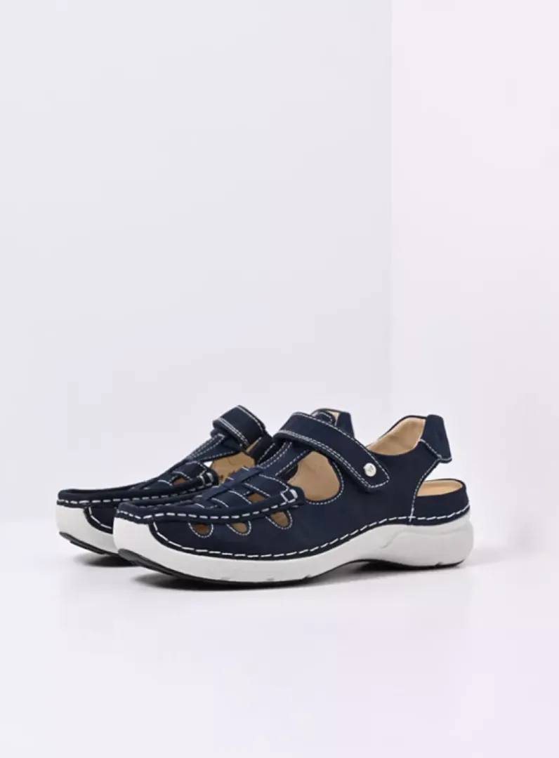 Store Wolky Rolling Sun - denim effectleer denimeffectleer