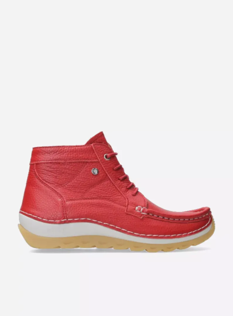 Discount Wolky Salado - rood leer roodleer