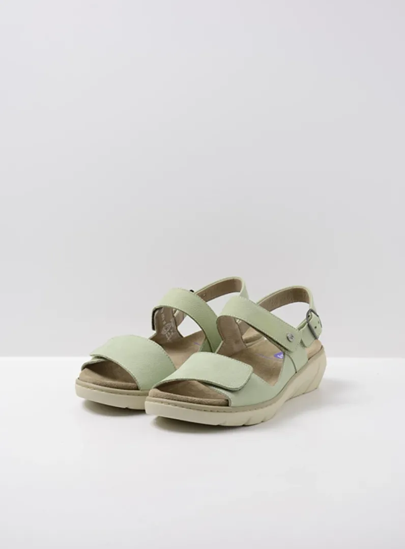 Store Wolky Santorini - lichtgroen nubuck lichtgroennubuck