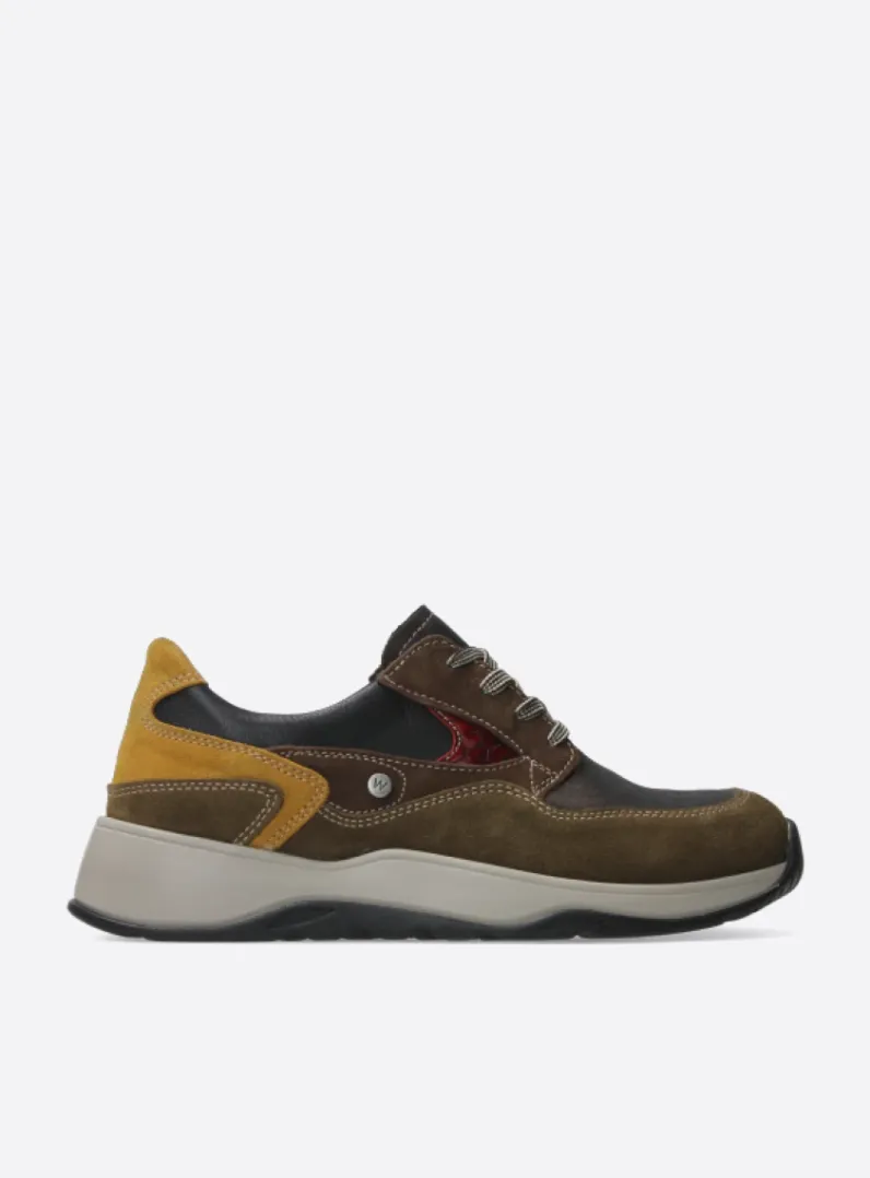 Store Wolky Sappho - donker taupe combi leer donkertaupecombileer