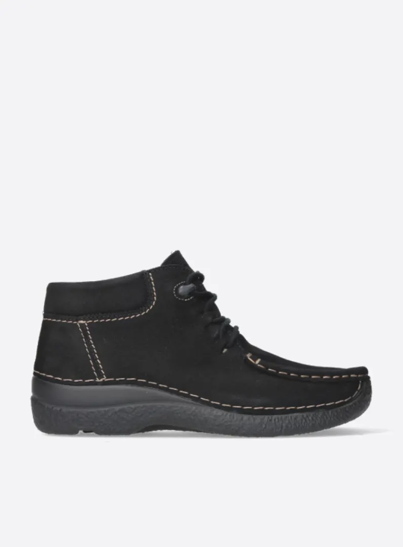 Cheap Wolky Seamy Moc - zwart nubuck zwartnubuck