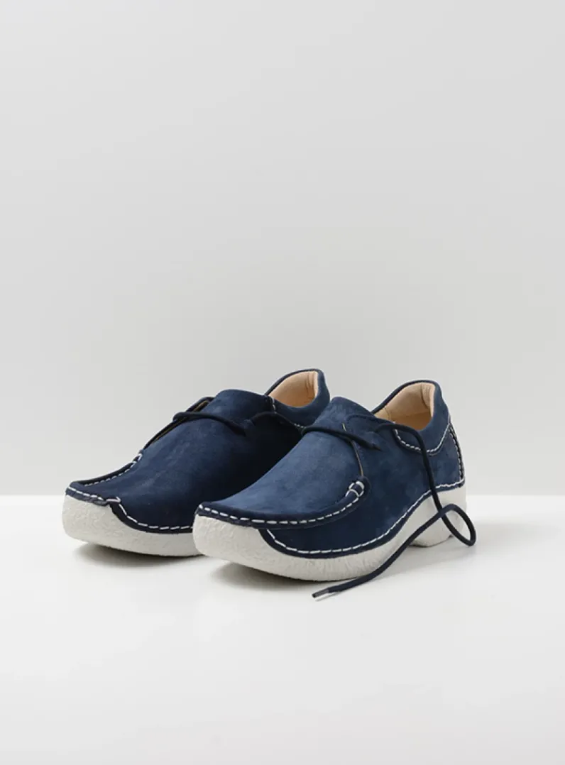 Outlet Wolky Seamy Shoe - denim nubuck denimnubuck