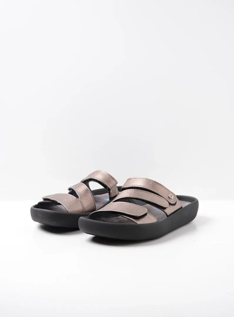 Discount Wolky Sense - brons leer bronsleer