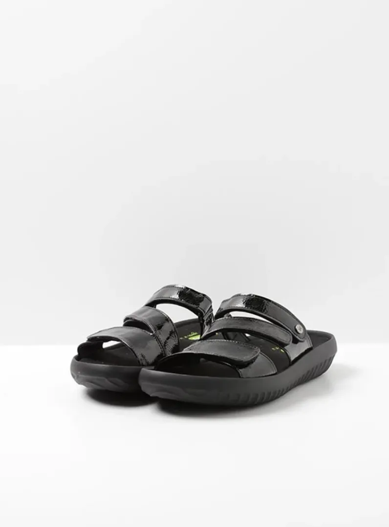 Fashion Wolky Sense Vegan - zwart vegan lak zwartveganlak