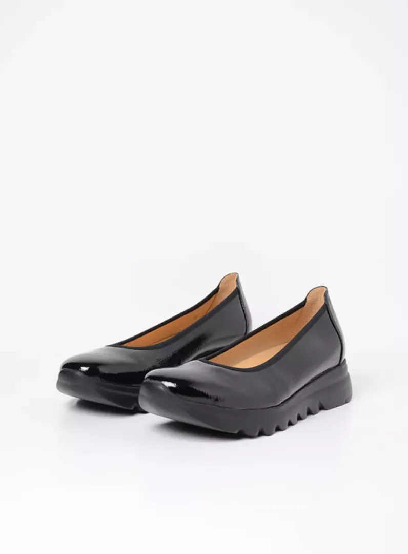 New Wolky Snallerina F2F - zwart lak biocare zwartlakbiocare