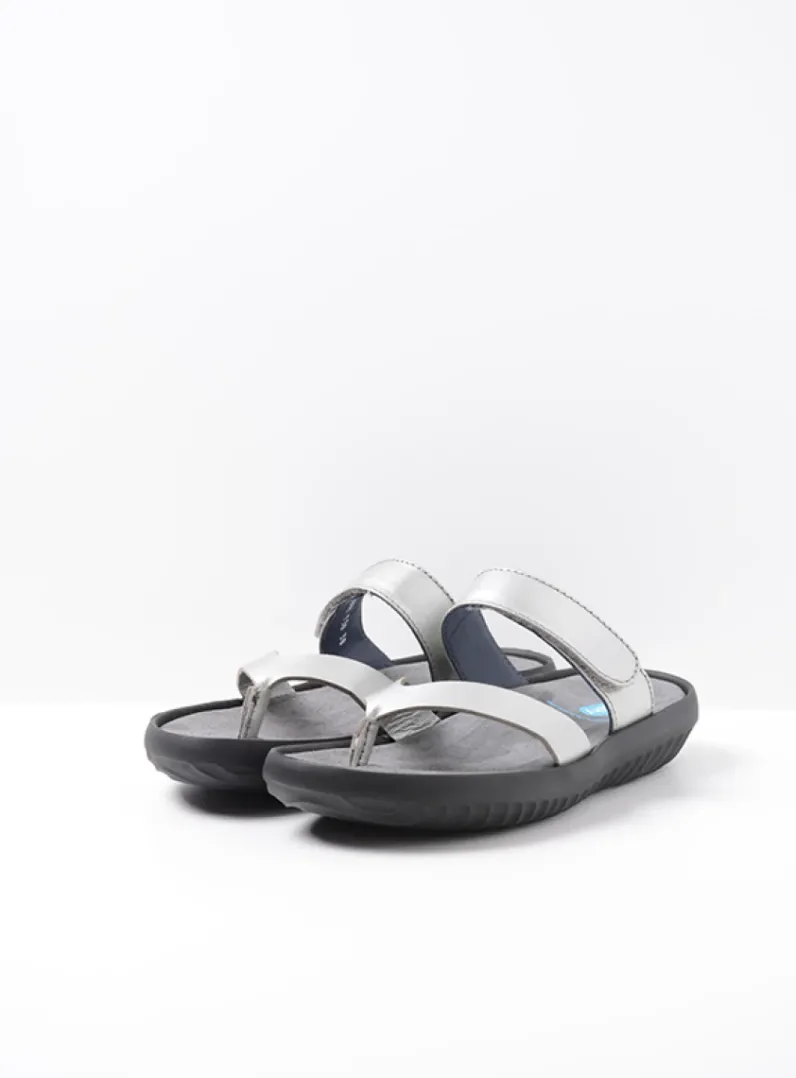 Best Sale Wolky Tahiti - zilver/grijs leer zilver/grijsleer