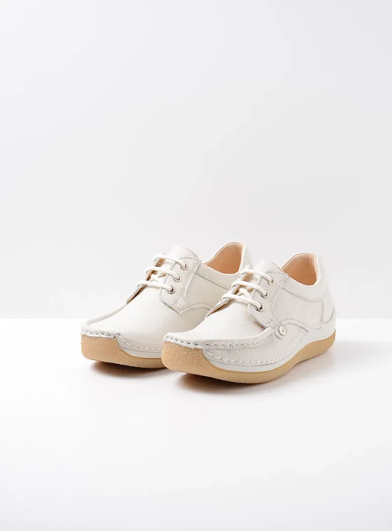 Sale Wolky Taranta - creme wit leer cremewitleer