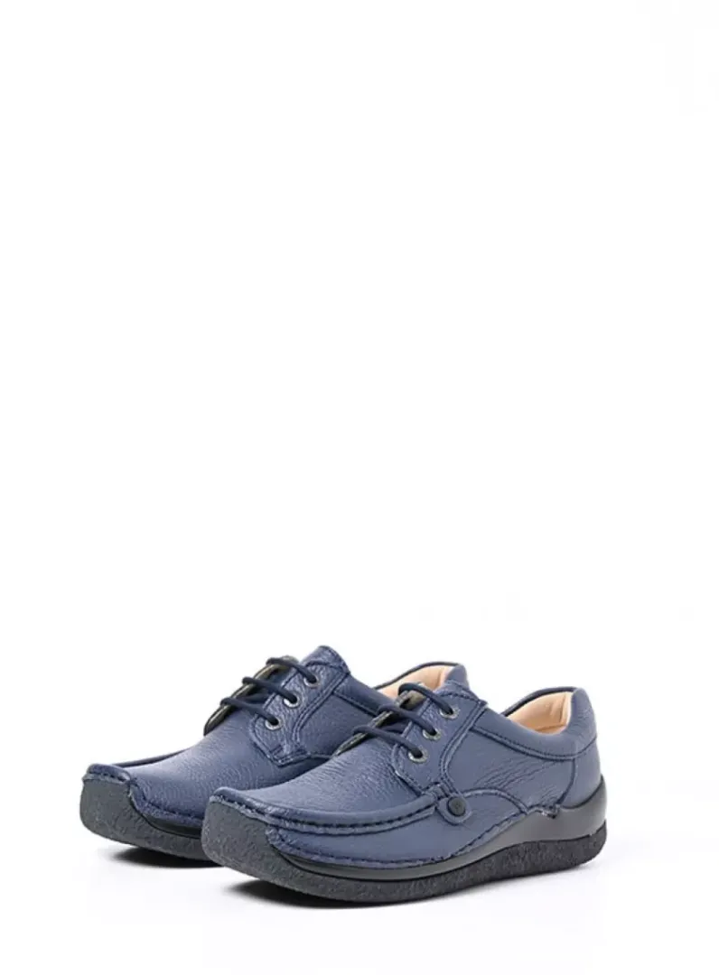 Cheap Wolky Taranta - donkerblauw leer donkerblauwleer
