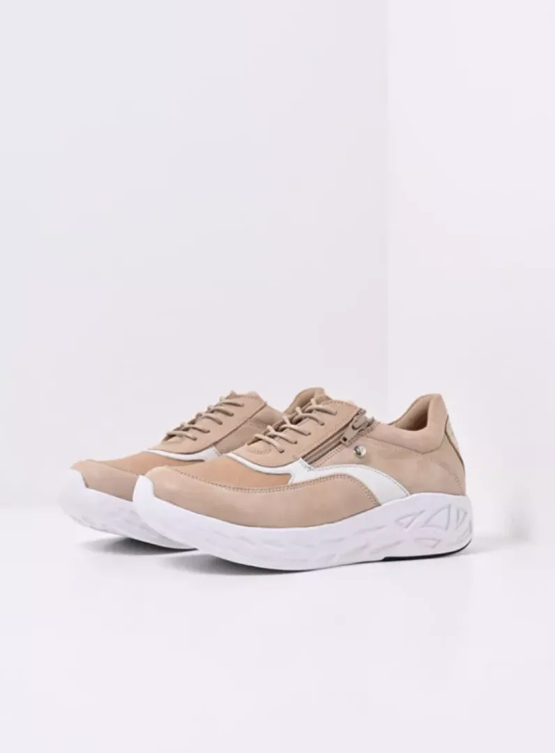 Cheap Wolky Vitality S2F - beige combi stretch leer beigecombistretchleer