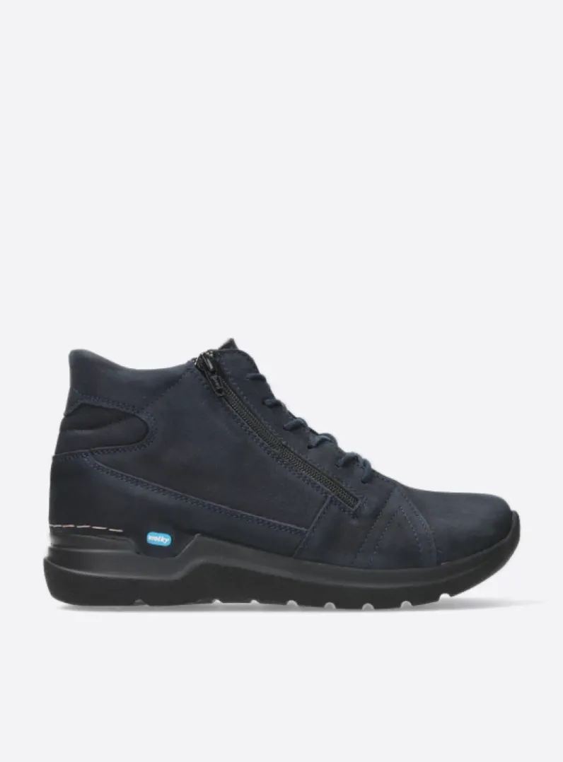 Sale Wolky Why - blauw nubuck blauwnubuck