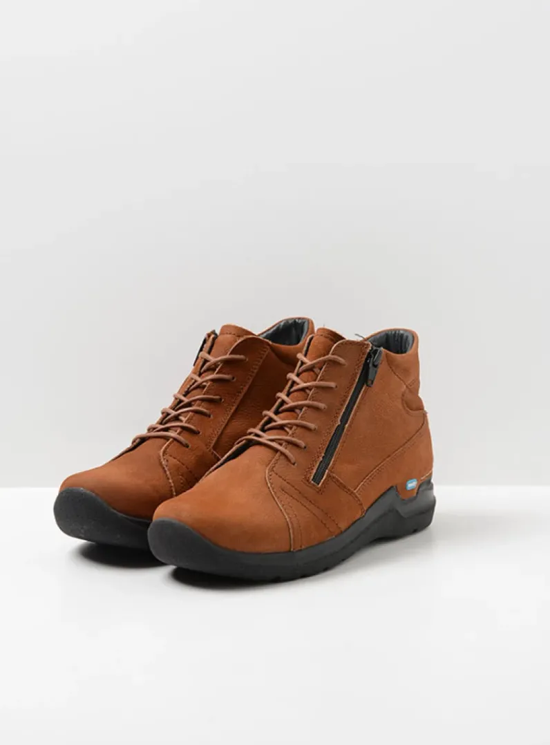 New Wolky Why - cognac nubuck cognacnubuck