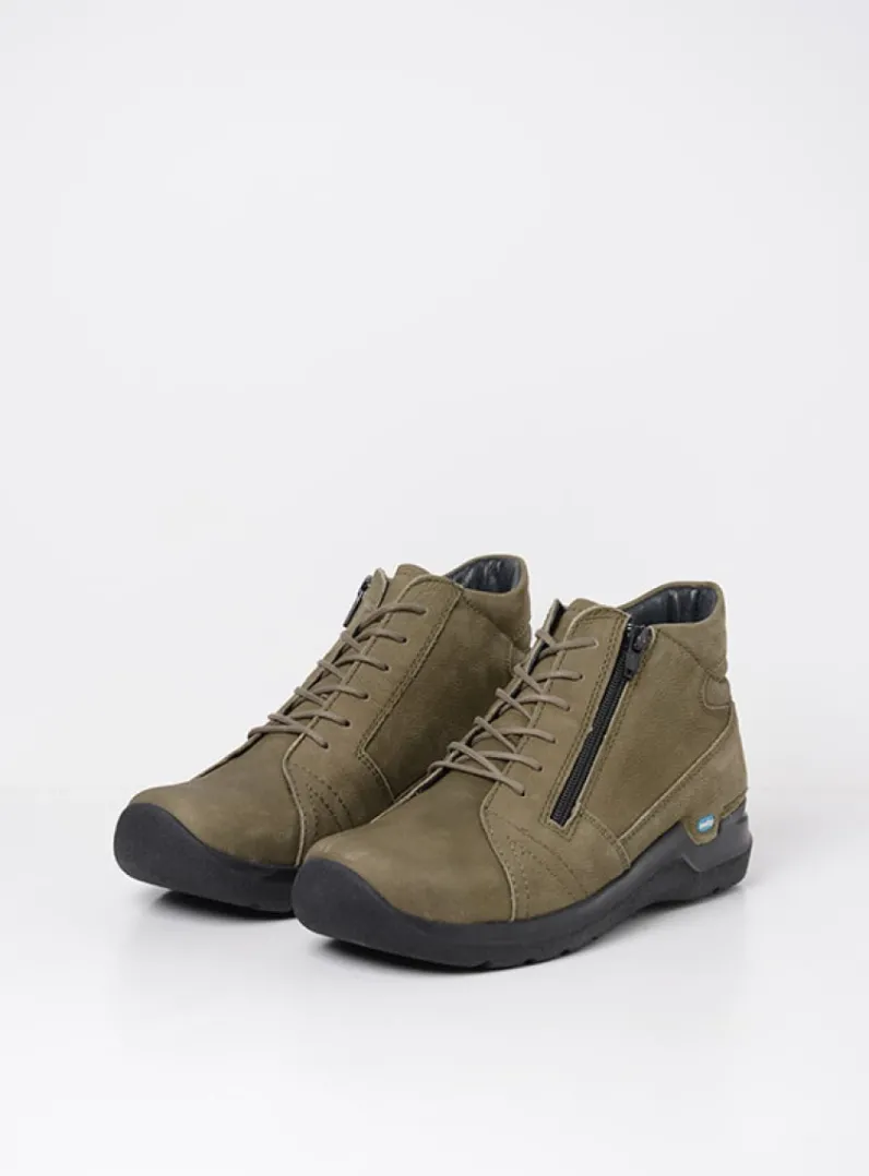 Online Wolky Why - pesto groen nubuck pestogroennubuck