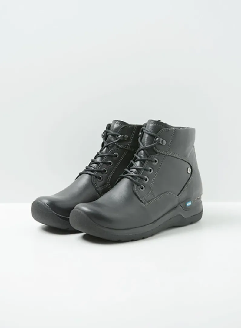 Store Wolky Whynot HV - zwart leer zwartleer