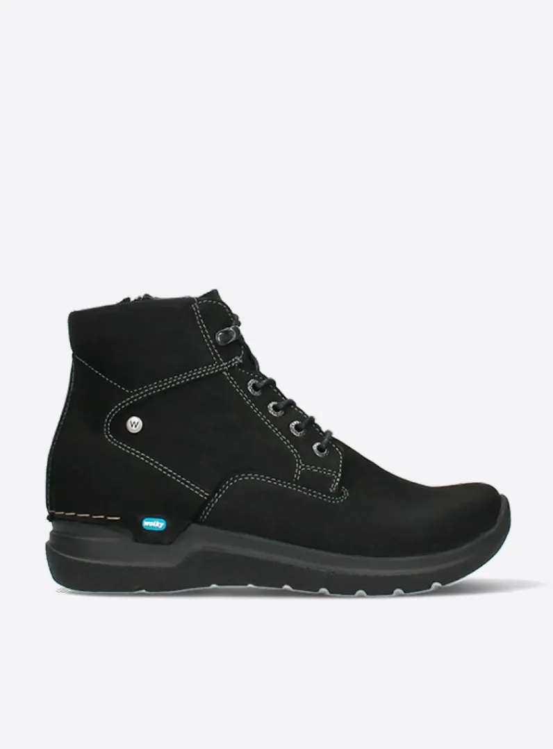 Fashion Wolky Whynot HV - zwart nubuck zwartnubuck
