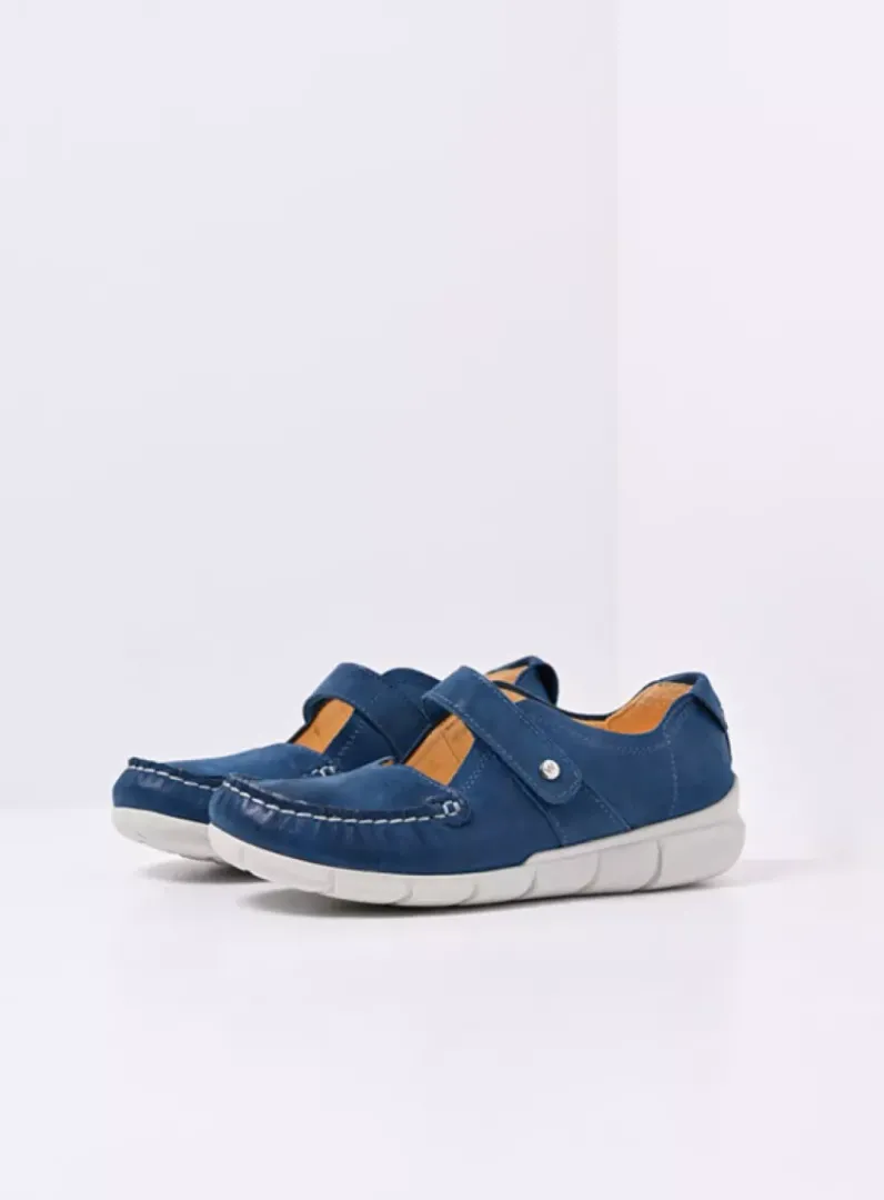 Online Wolky Yukon - blauw effectleer blauweffectleer