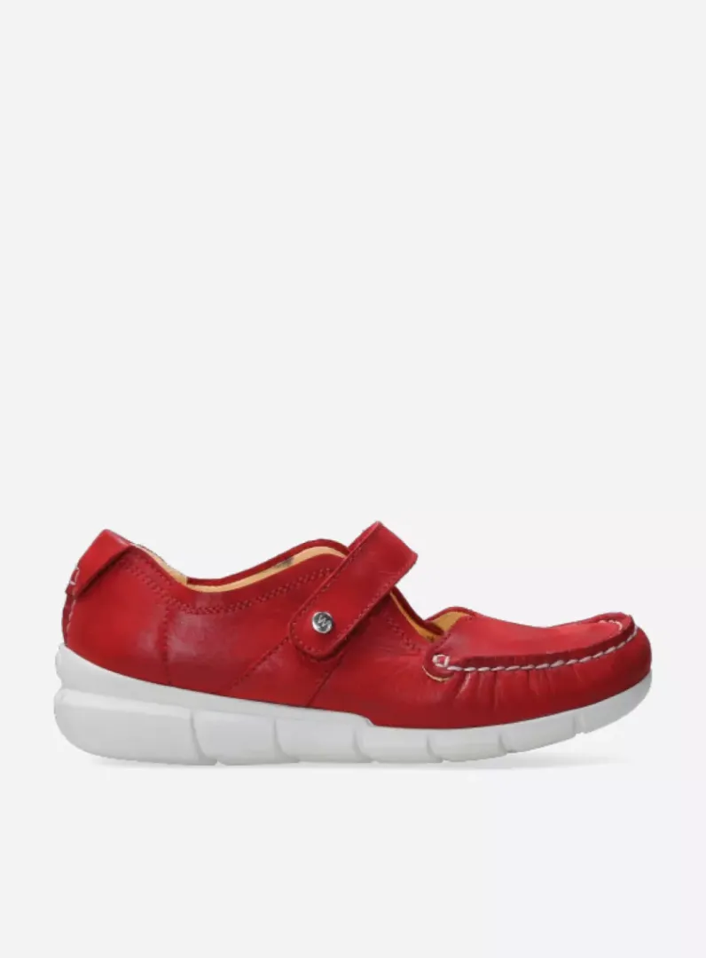 Store Wolky Yukon - rood effectleer roodeffectleer