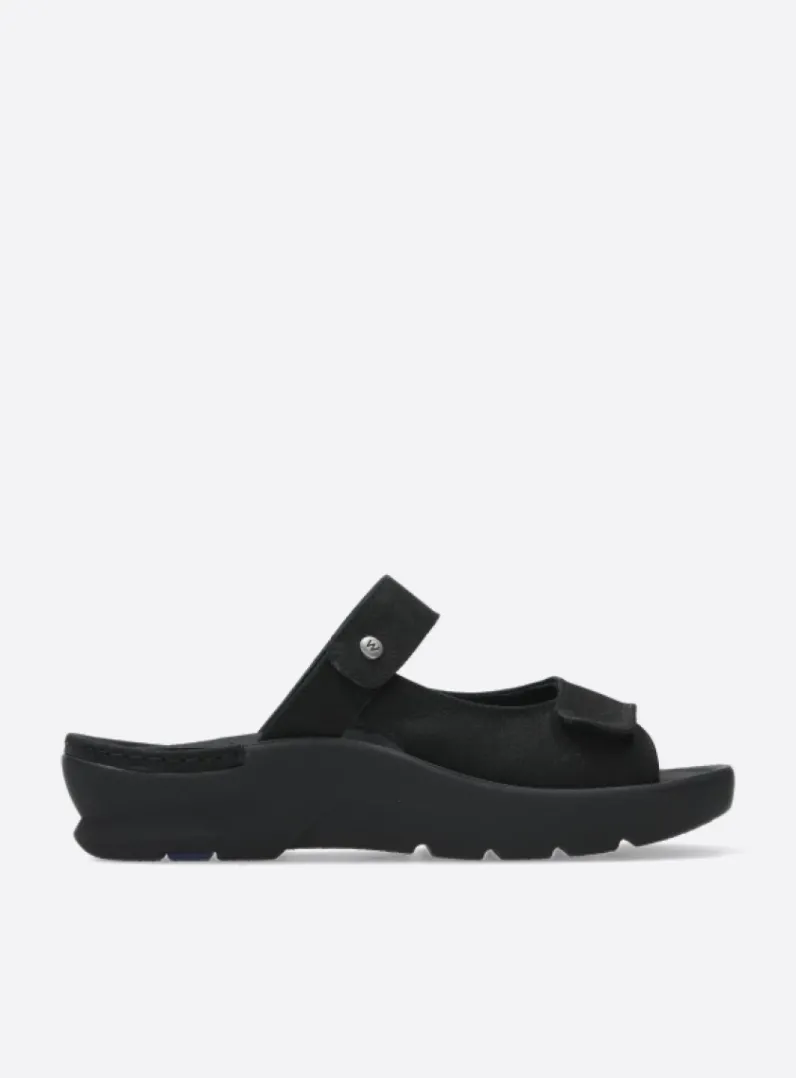 Hot Wolky Zaandam - zwart nubuck zwartnubuck