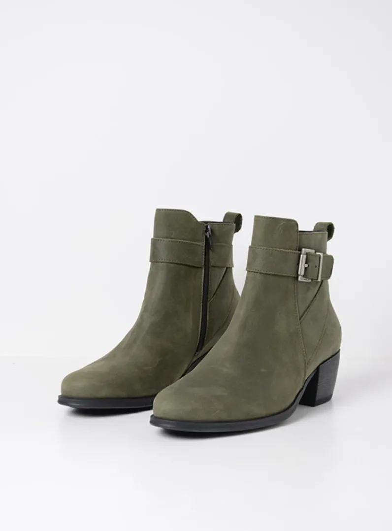 Hot Wolky Zavalla HV - forestgroen nubuck forestgroennubuck