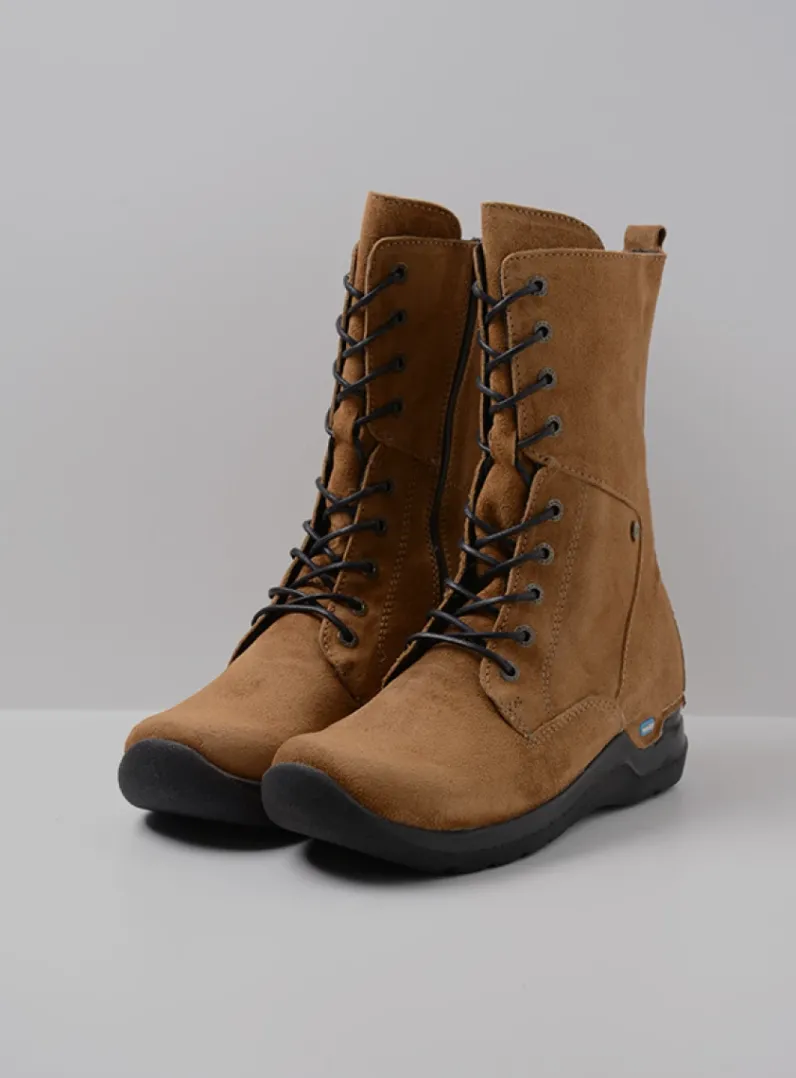 New Wolky Zigzag - cognac suede cognacsuede