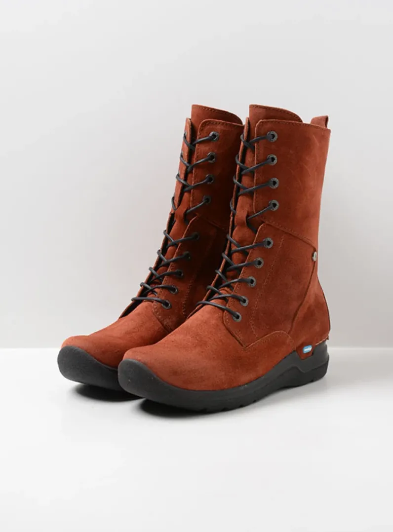 Hot Wolky Zigzag - terra suede terrasuede